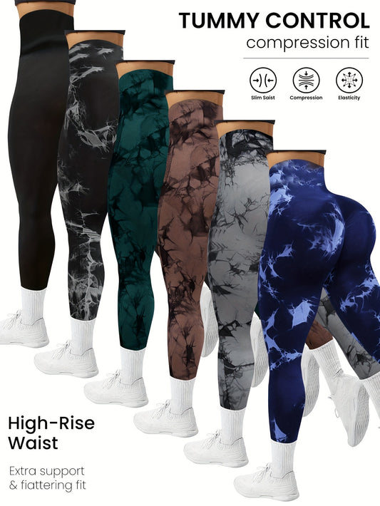 pack de 6 leggings de sport femme