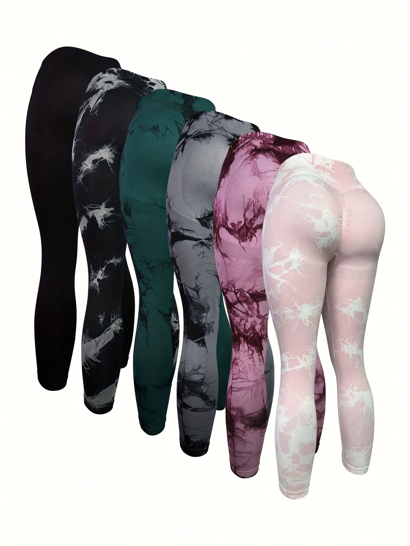 pack de 6 leggings de sport femme